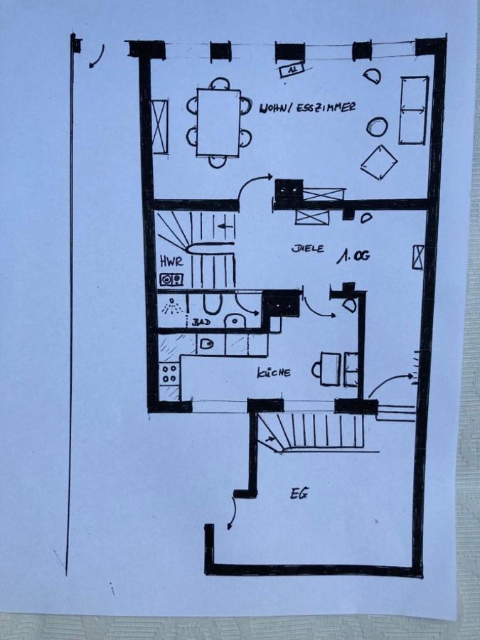Gaestewohnung Lipperland Lage  外观 照片